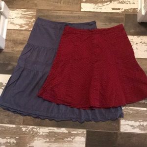 Two is better than one! GAP red, Merona blue